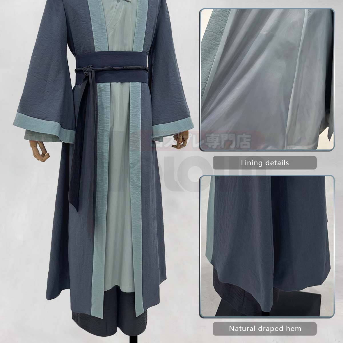 Pre-sale HOLOUN Xiao Hei Anime Wuxian Infinity Cosplay Costume Coat Top Pants Belt Animation Convention Halloween Christmas Gift