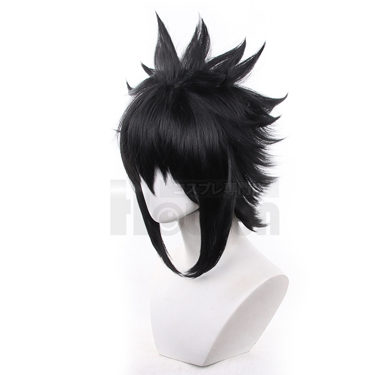 HOLOUN Anime Uchiha Sasuke CosplayWig Rose Net Synthetic Fiber AdjustableSize Heat Resistant Cap