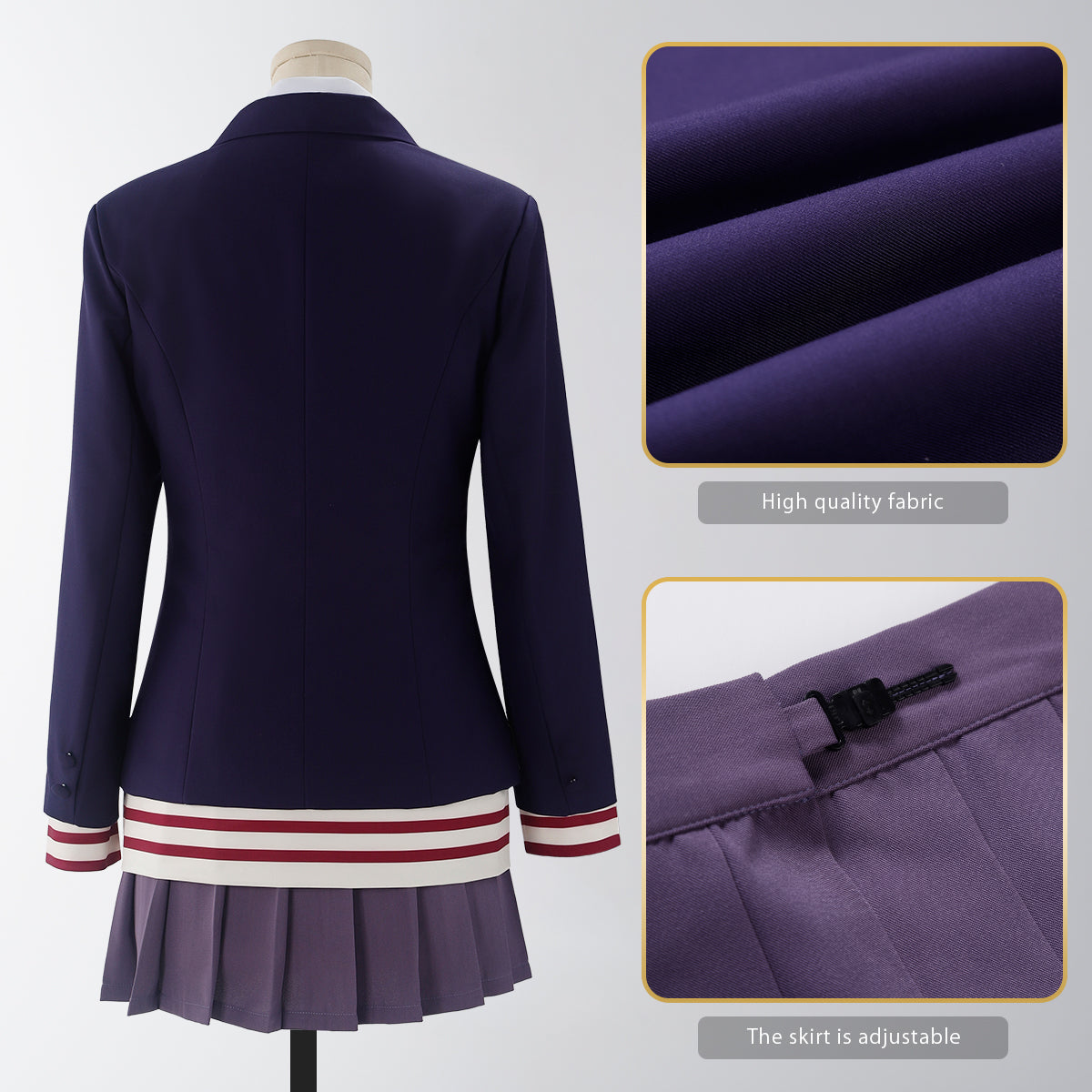 HOLOUN Dan Da Dan Dandadan Anime Aira Shiratori Cosplay Costume School Uniform Suit Shirt Skirt Christmas Gift