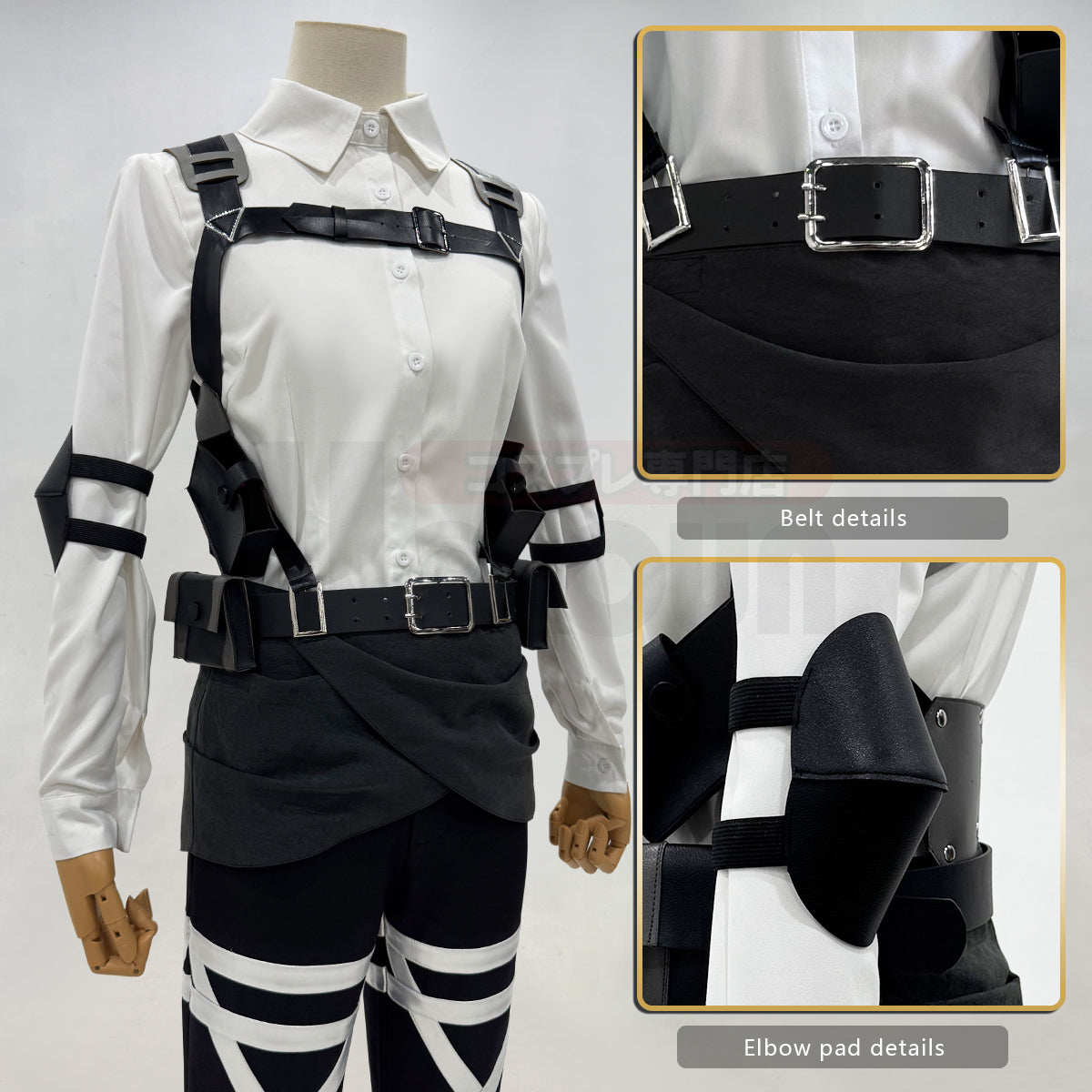 Pre-sale HOLOUN Anime Hanji Zoe Cosplay Costume Green Embroidery Cloak Shirt Pants Belts Animation Convention Halloween Christmas Gift