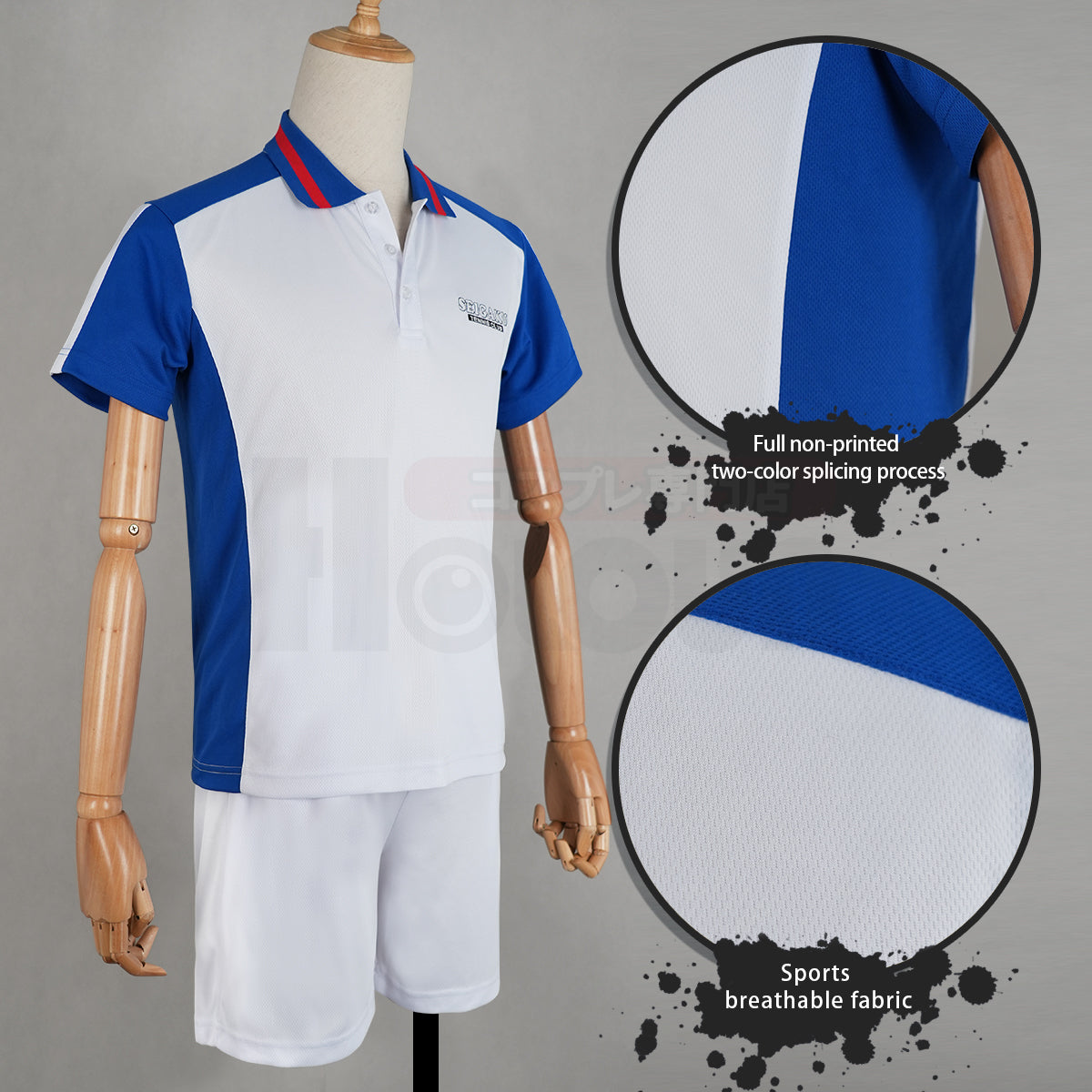 HOLOUN The Prince of Tennis Anime Ryoma Echizen Tezuka Cosplay Costume Embroidery Jerseys Seigaku Tennis Club Tracksuit Hat