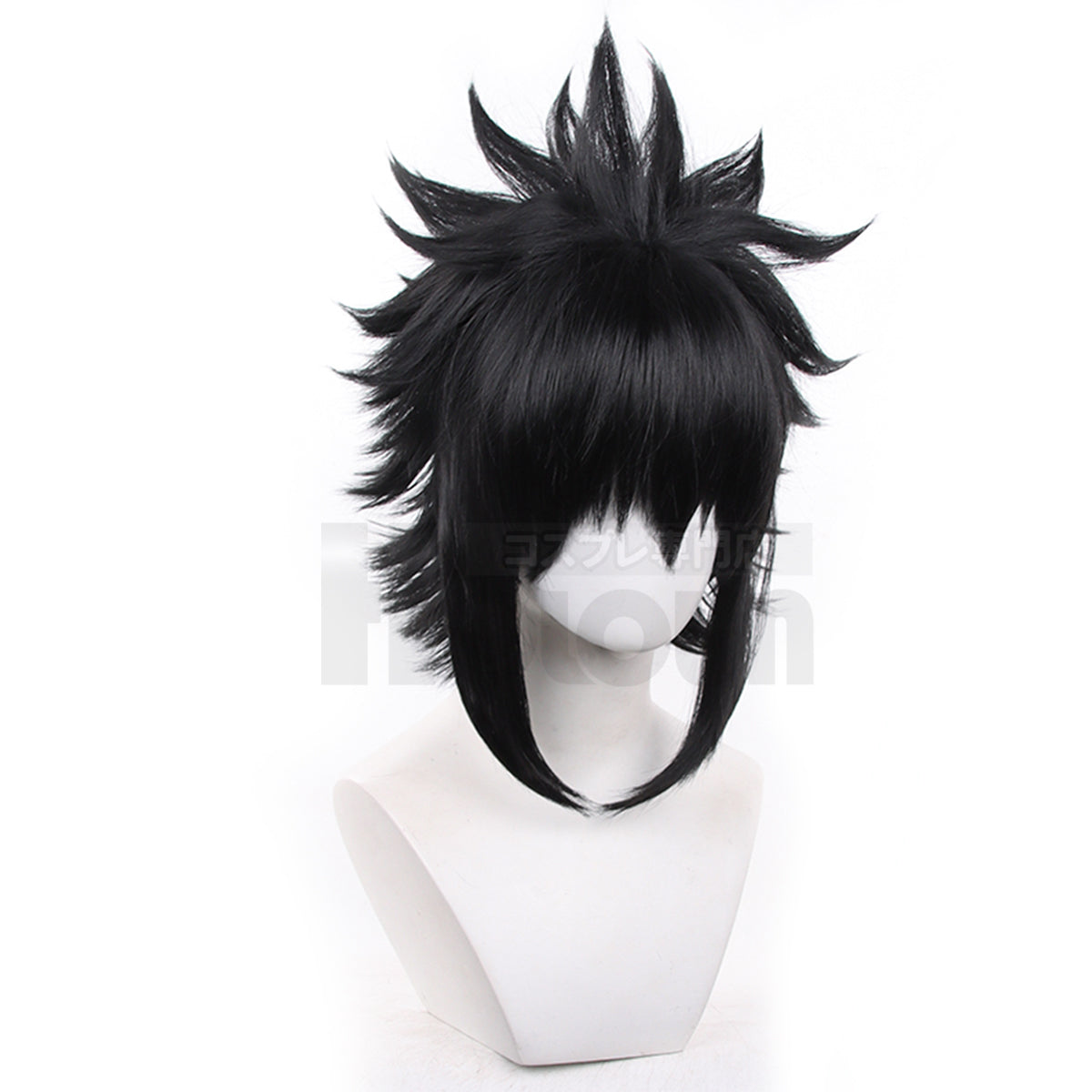 HOLOUN Anime Uchiha Sasuke CosplayWig Rose Net Synthetic Fiber AdjustableSize Heat Resistant Cap