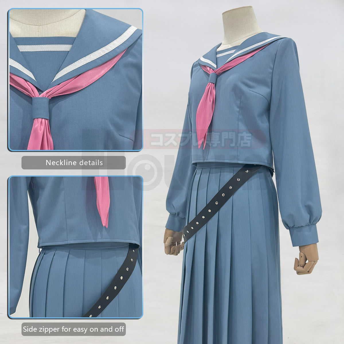 Pre-sale HOLOUN Gintama Anime Kagura Cosplay Costume Jacket Sailor Jk Uniform Halloween Christmas Animation Convention Latest Version