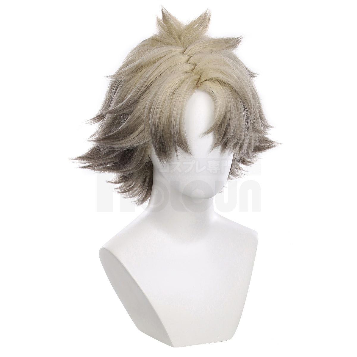 HOLOUN Gachiakuta Anime Rudo Cosplay Wig Rose Net Synthetic Fiber Adjustable Heat Resistant Cap Halloween Christmas Convention