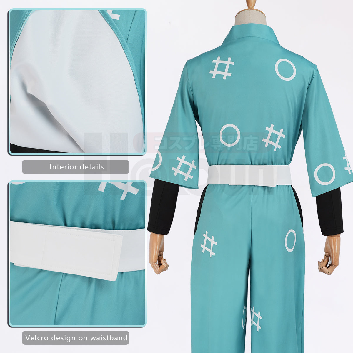 HOLOUN Nintama Rantaro Anime Ninja costume Adult Version 5 Colors Black Purple Green Blue Light Green Cos Convention Halloween
