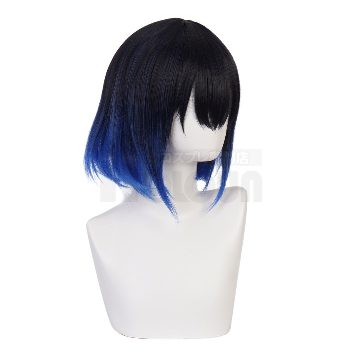 HOLOUN Anime Hashibira Inosuke Cosplay Wig Rose Net Synthetic Fiber Adjustable Size Heat Resistant Cap Comb Halloween Cos