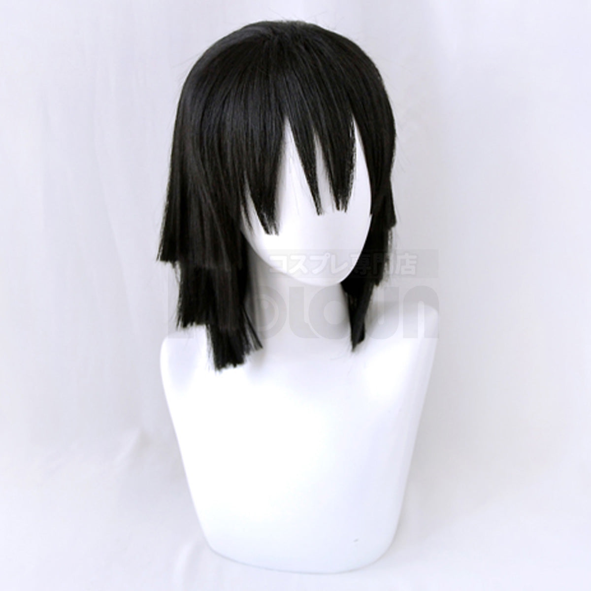 HOLOUN Anime Iguro Obanai Cosplay Wig Rose Net Synthetic Fiber Adjustable Size Heat Resistant Cap Comb Halloween Cos Convention