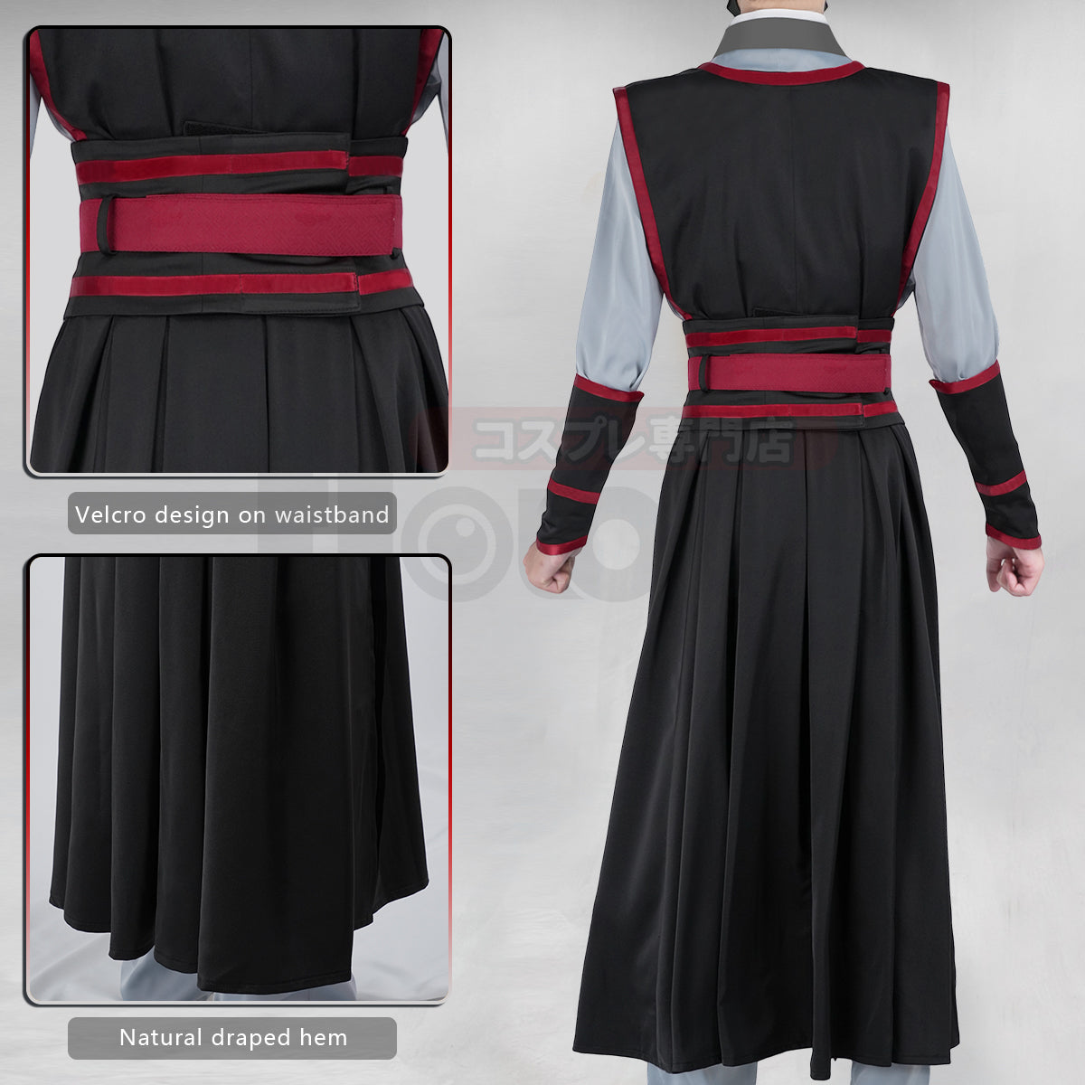 Pre-sale HOLOUN Mo Dao Zu Shi Anime Wei Wuxian Cosplay Costume Grandmaster of Demonic Cultivation Halloween Christmas Convention