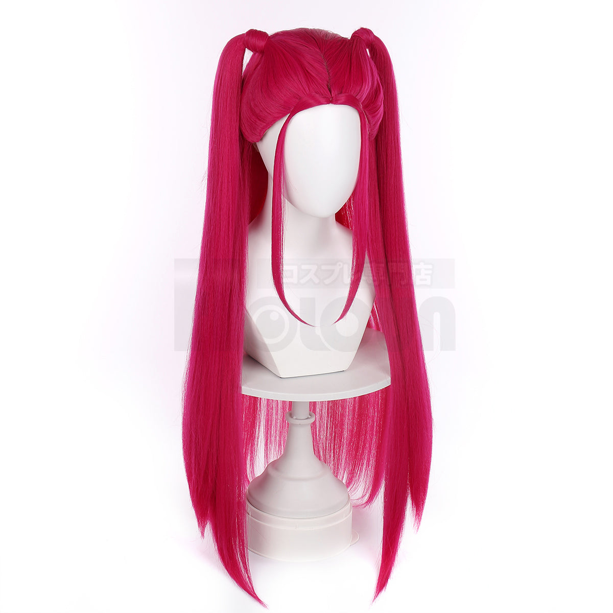HOLOUN KPop Demon Hunters Anime Rumi Zoey Mira Cosplay Wig Rose Net Synthetic Fiber Adjustable Size Heat Resistant Halloween Convention