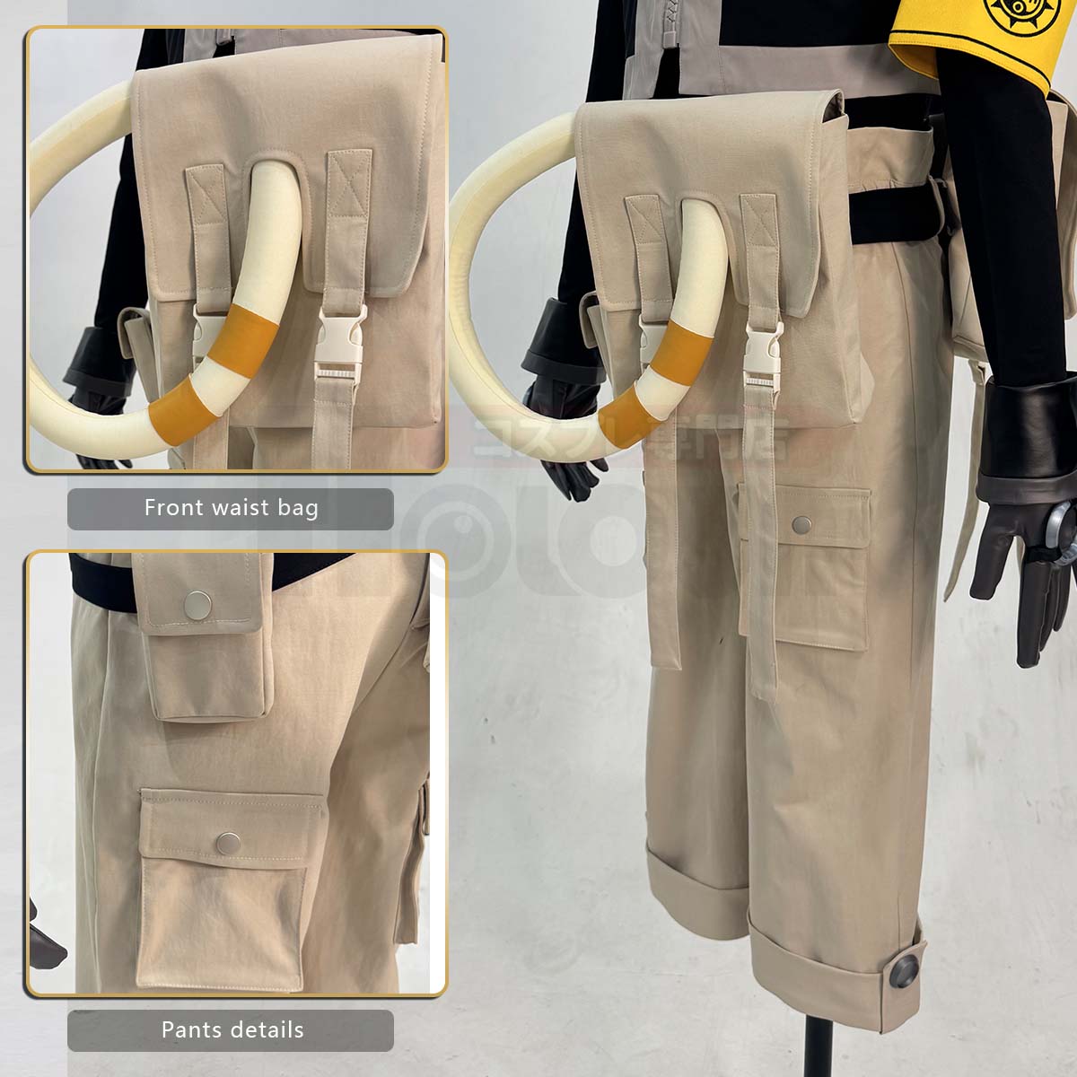Pre-sale HOLOUN Gachiakuta Anime Rudo Cosplay Costume Convention Halloween Christmas Embroidery Armband T-Shirt Pants Coat Bag Gloves