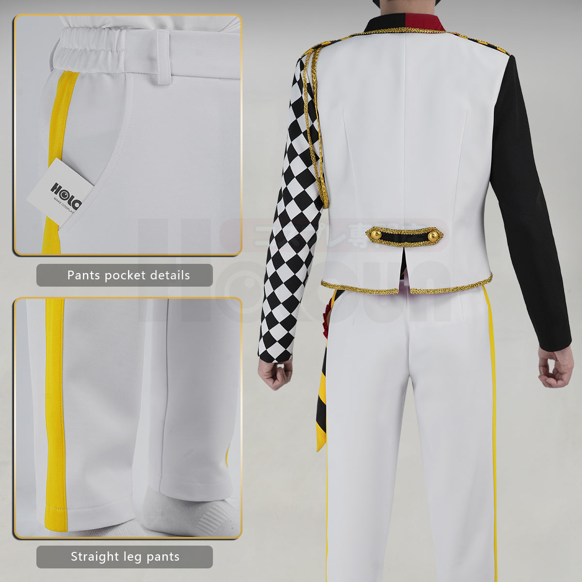 Pre-sale HOLOUN Twisted Game ‌Heartslabyul Cosplay Costume Jacket Vest Shirt Pants Convention Halloween Christmas Gift