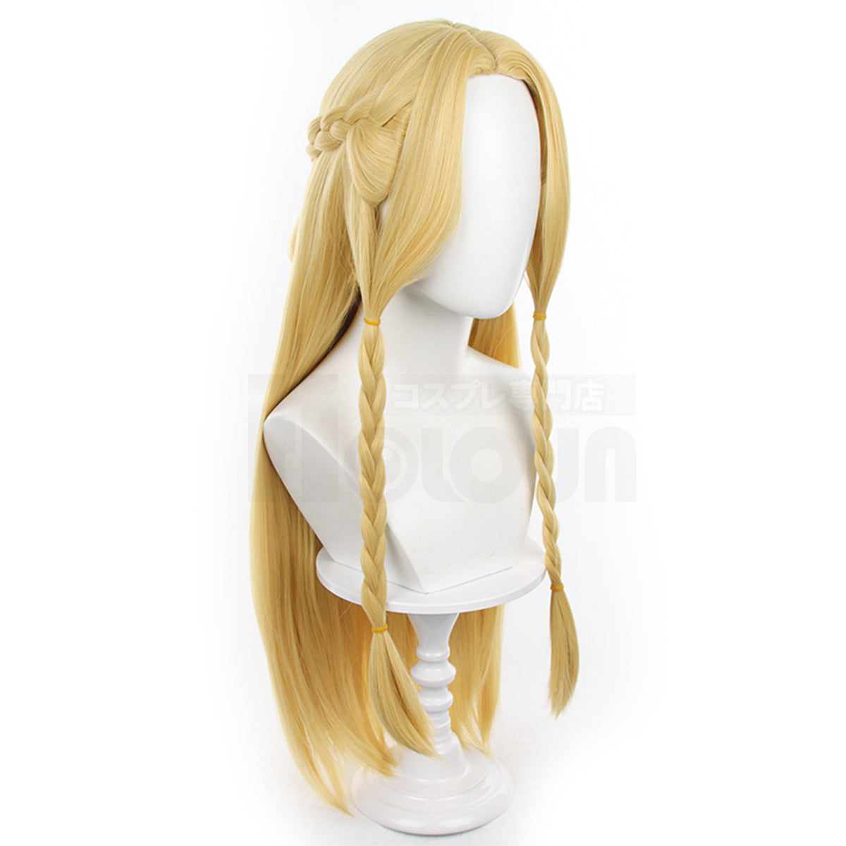 HOLOUN Delicious in Anime Marcille Cosplay Wig Rose Net Synthetic Fiber Adjustable Size Heat Resistant Cap Comb Halloween