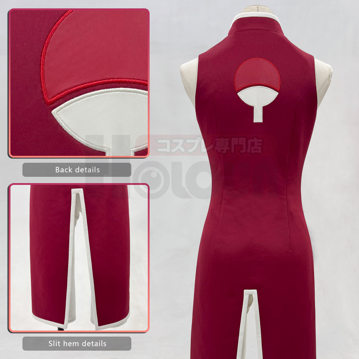 HOLOUN Anime Haruno Sakura Cosplay Costume Top Pants Halloween Christmas Animation Convention Gift