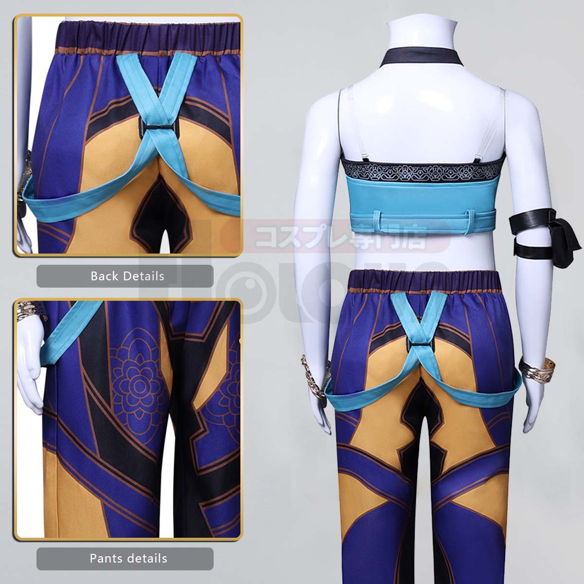 HOLOUN KPop Demon Hunters Anime Rumi Zoey Mira Kid Child Version Cosplay Costume Jacket Shorts Skirt Pants Halloween Christmas