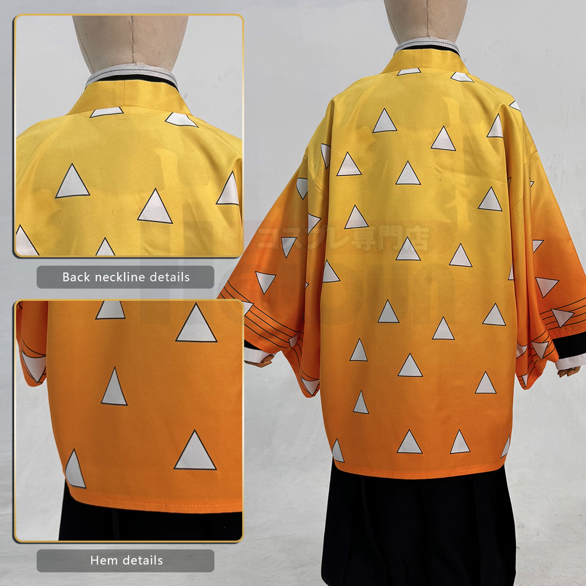 Pre-sale HOLOUN Anime Tomioka Giyuu Kochou Shinobu Agatsuma Zenitsu Kamado Tanjirou Cosplay Costume  Kid Child Haori Top Pants Halloween Christmas