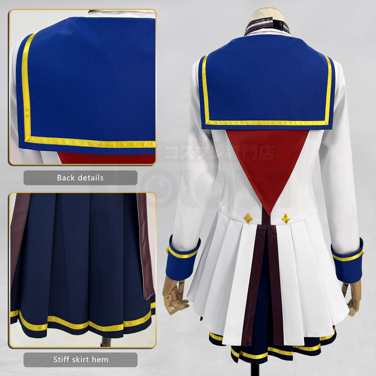 Pre-sale HOLOUN Derby Game Oguri Cap Cosplay Costume Halloween Convention Christmas Coat Skirt Top Belt