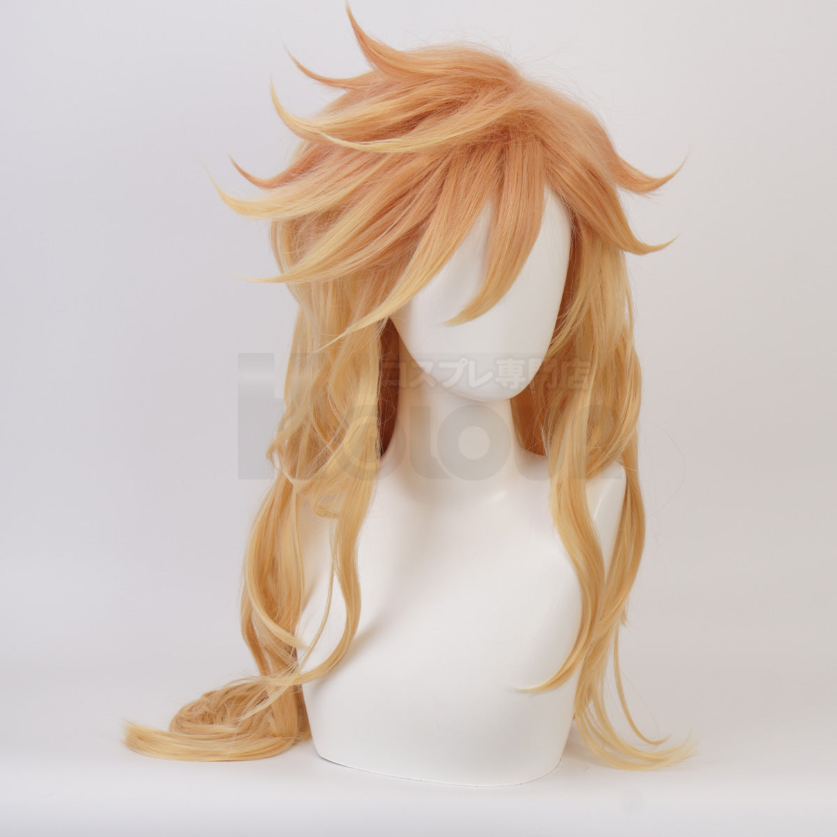 HOLOUN Anime Douma Cosplay Wig Rose Net Synthetic Fiber Adjustable Size Heat Resistant Cap Comb Halloween Cos Convention