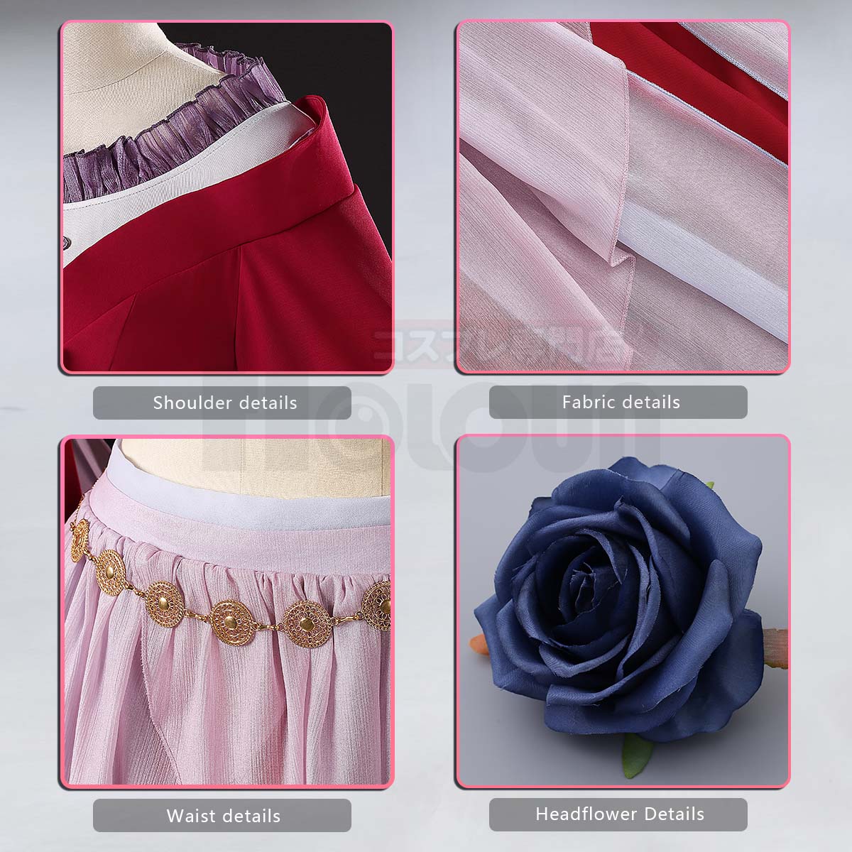 Pre-sale HOLOUN The Apothecary Anime Maomao Cosplay Costume Moon Colorful Dress Animation Convention Halloween Christmas
