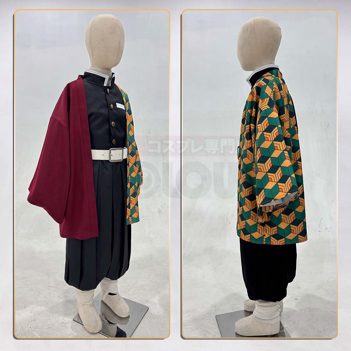 Pre-sale HOLOUN Anime Tomioka Giyuu Kochou Shinobu Agatsuma Zenitsu Kamado Tanjirou Cosplay Costume  Kid Child Haori Top Pants Halloween Christmas