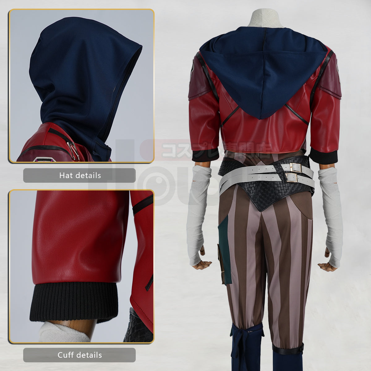 Pre-sale HOLOUN LOL Game Vi The Piltover Enforce Cosplay Costume Halloween Christmas Convention Jacket Pants Vest