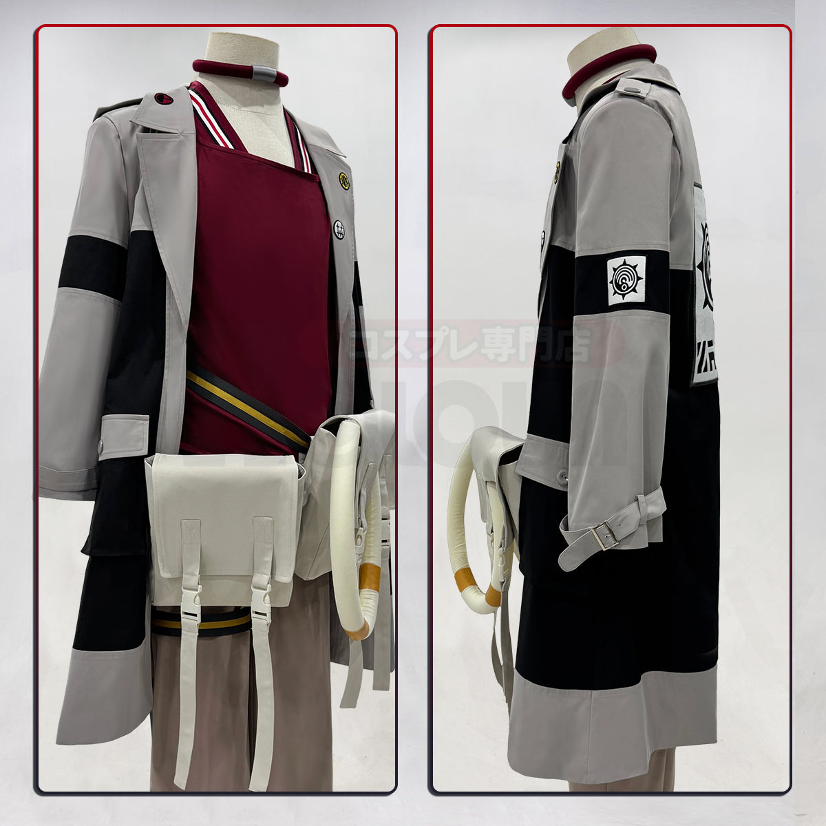 Pre-sale HOLOUN Gachiakuta Anime Enjin Cosplay Costume Embroidery Jacket Pants Bag Convention Halloween Christmas