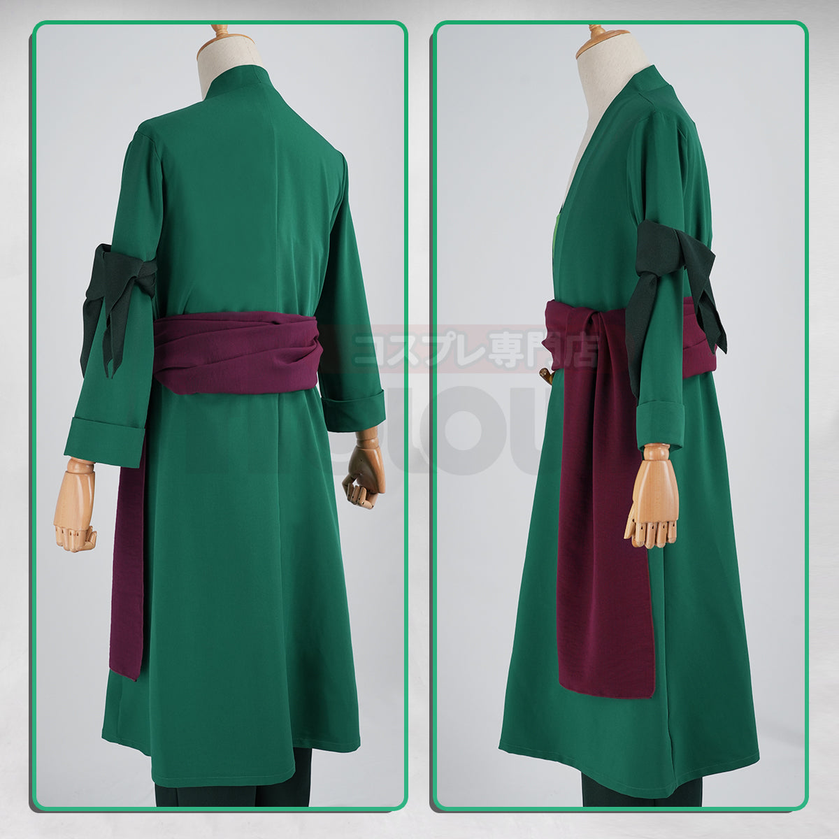 HOLOUN ONE Anime Roronoa Zoro Cosplay Costume Pants Haori Head Scarf Animation Convention 2025 Halloween Christmas Gift