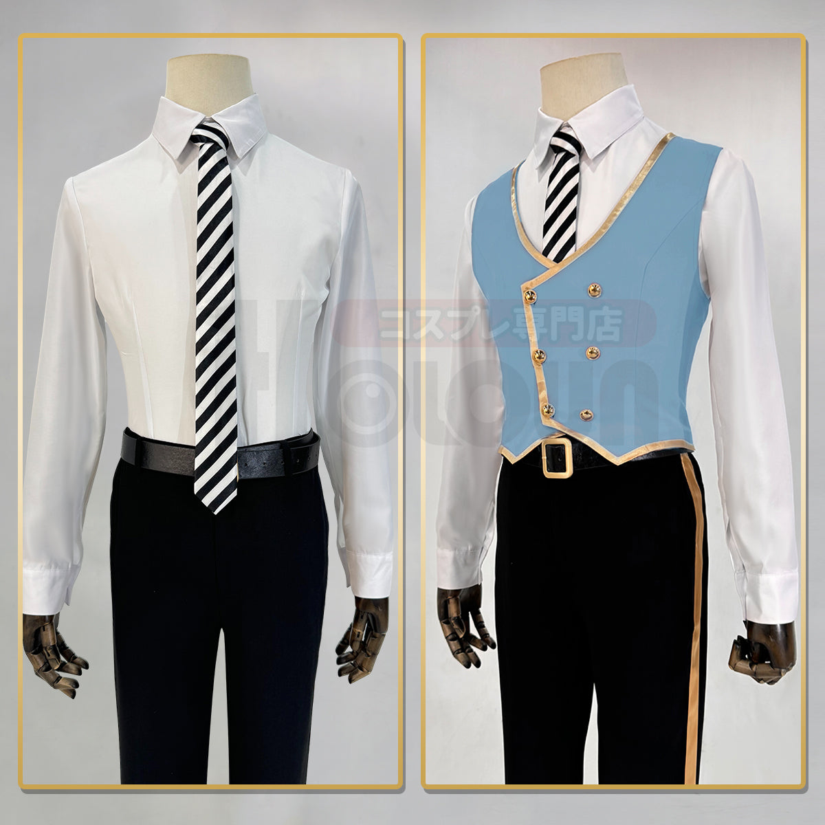 HOLOUN Twisted Game ‌‌‌‌Ignihyde Cosplay Costume School Uniform Suit Vest Shirt Tie