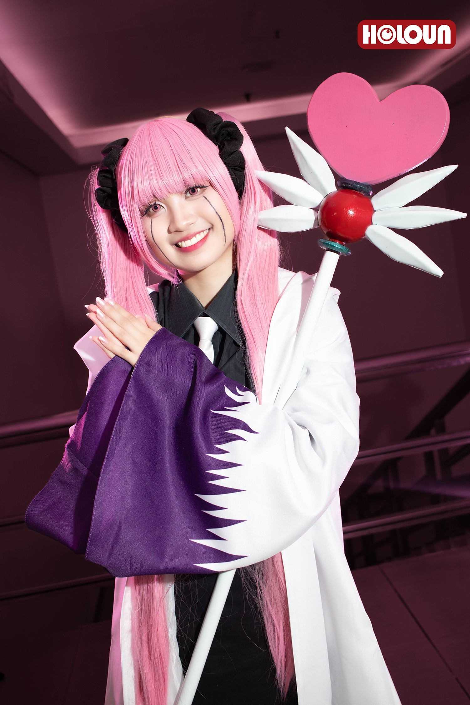 HOLOUN Mashle Anime Love Cute Cosplay Costume Cloak Skirt Shirt Tie Magia Lupus Academy Uniform Daily Wearing Cos Convention