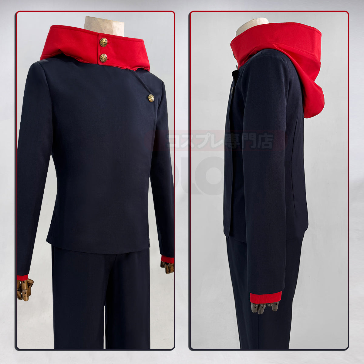 HOLOUN Anime Itadori Yuji  Yuta Okkotsu Cosplay Costume Wig Jacket Pants Upgraded version Halloween Christmas Convention Gift