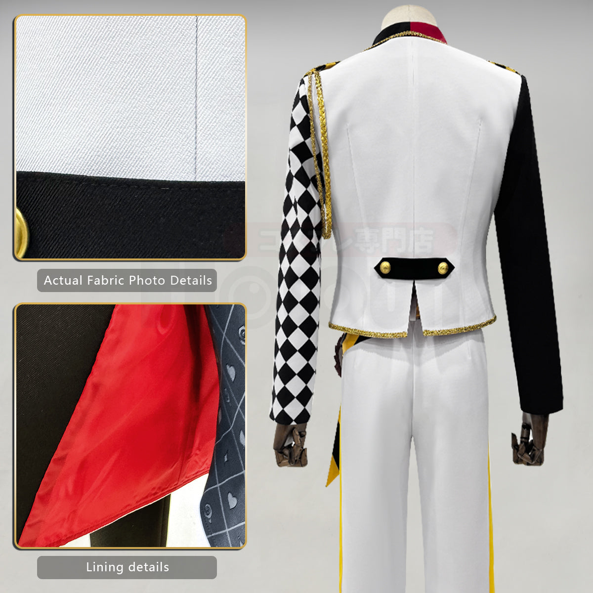 Pre-sale HOLOUN Twisted Game ‌Heartslabyul Cosplay Costume Jacket Vest Shirt Pants Convention Halloween Christmas Gift