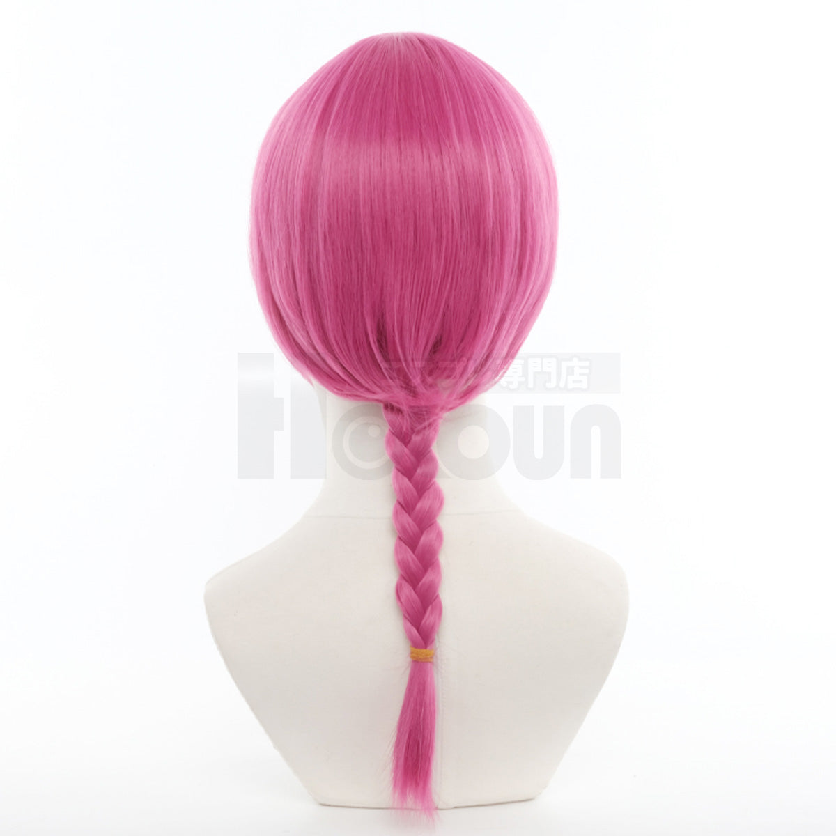 HOLOUN Ranma 1/2 Anime Ranma Saotome Cosplay Wig Rose-red Rose Net Synthetic Fiber Adjustable Size Heat Resistant Female