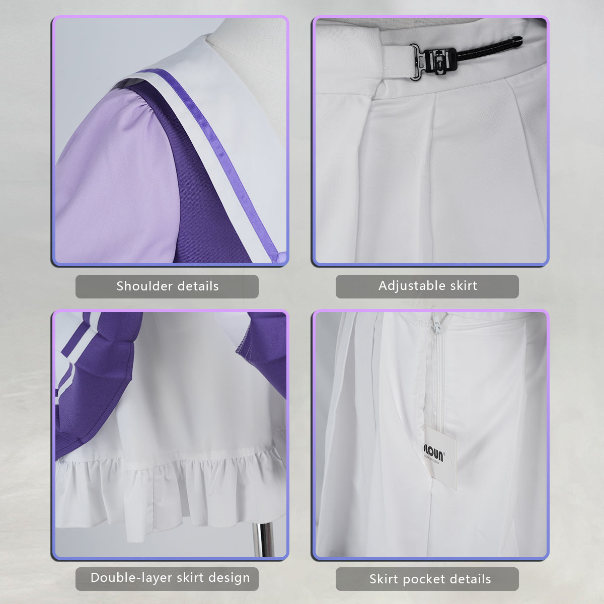 Pre-sale HOLOUN Derby Game Tokai Teio Oguri Cap Mejiro McQueen Still in Love Silence Cosplay Costume JK Skirt Halloween Gift