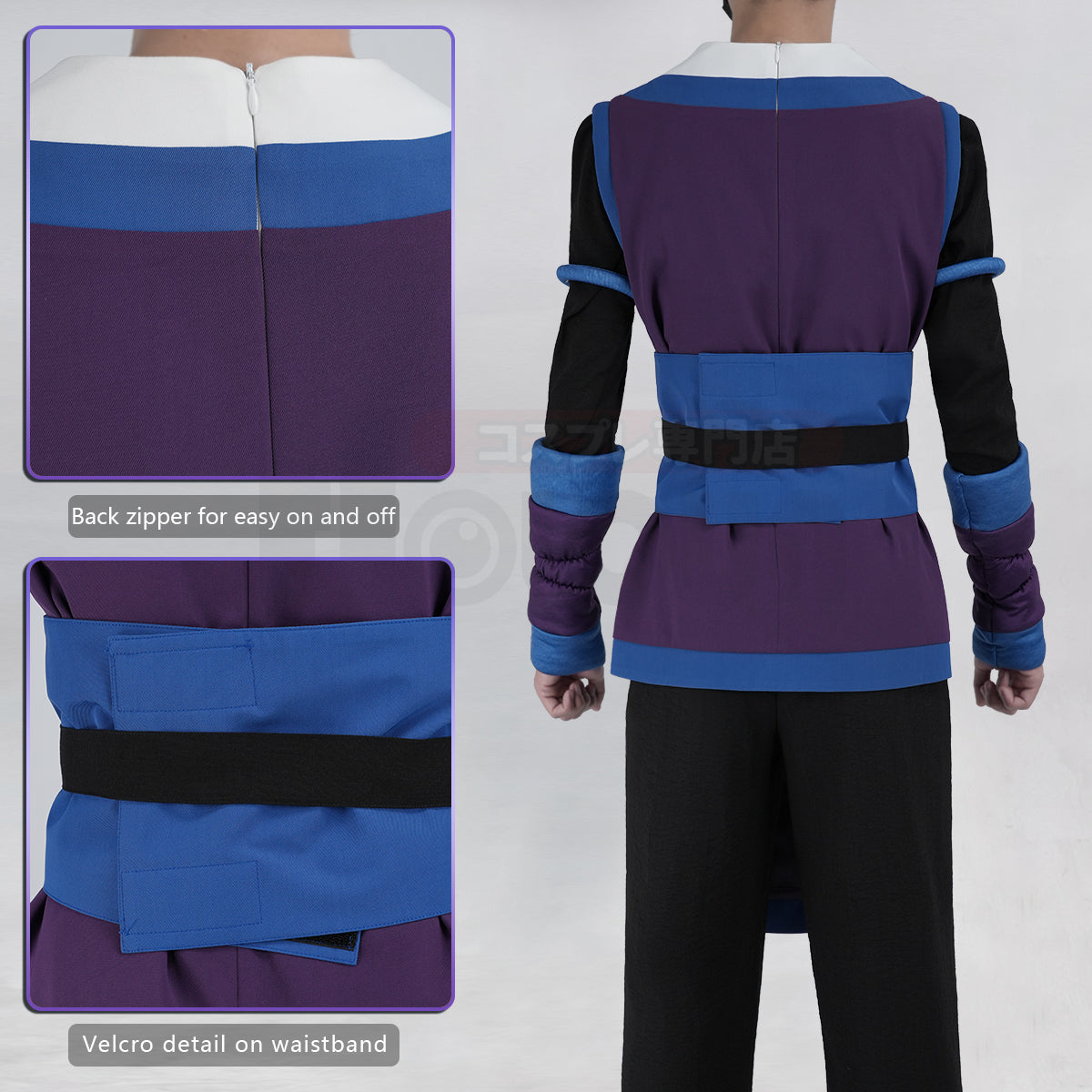 Pre-sale HOLOUN Xiao Hei Anime Fengxi Cosplay Costume Top T-shirt Pants Animation Convention Halloween Christmas