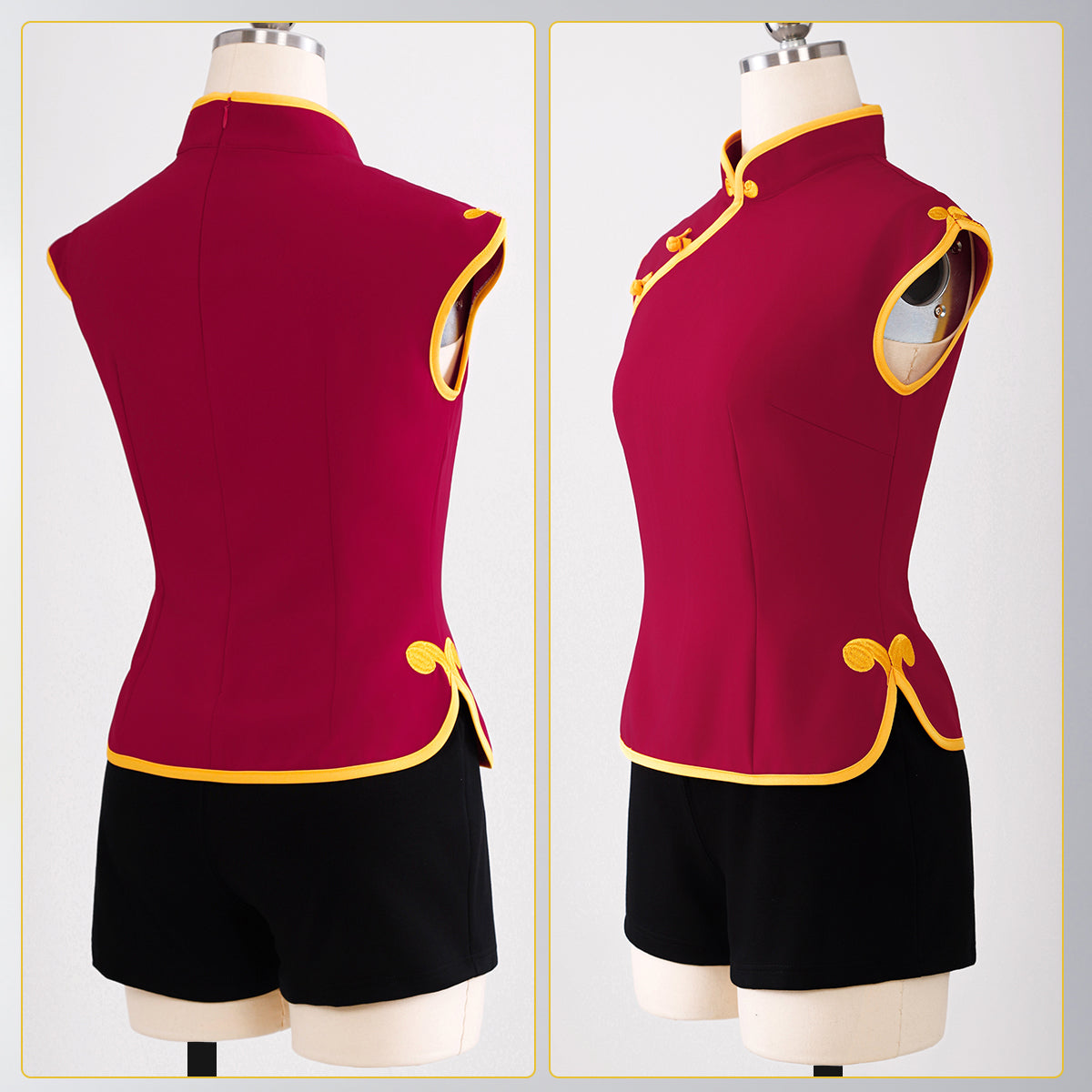 HOLOUN Gintama Anime Kagura Cosplay Costume Long Sleeves Sleeveless Red China Costumes Pants Shorts Halloween Christmas