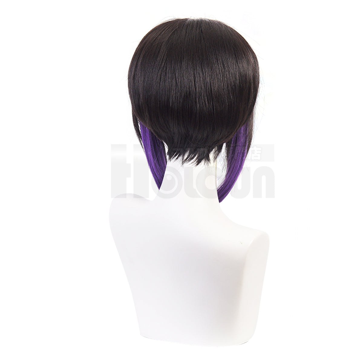 HOLOUN Anime Kochou Shinobu Cosplay Costume Wig Embroidery Purple Top Pants Haori Belt Butterfly Cos Halloween Christmas Gift