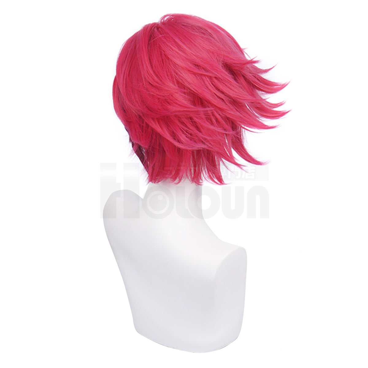 Pre-sale HOLOUN LOL Game Vi The Piltover Enforce Cosplay Costume Wig Faux Leather Jacket  Halloween Christmas Convention Pants Vest