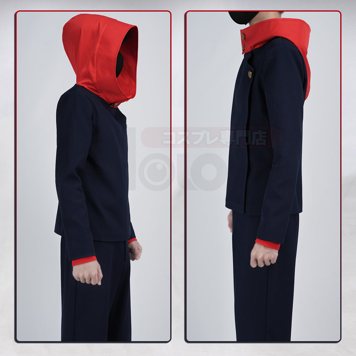 HOLOUN Anime Itadori Yuji  Yuta Okkotsu Cosplay Costume Wig Jacket Pants Upgraded version Halloween Christmas Convention Gift