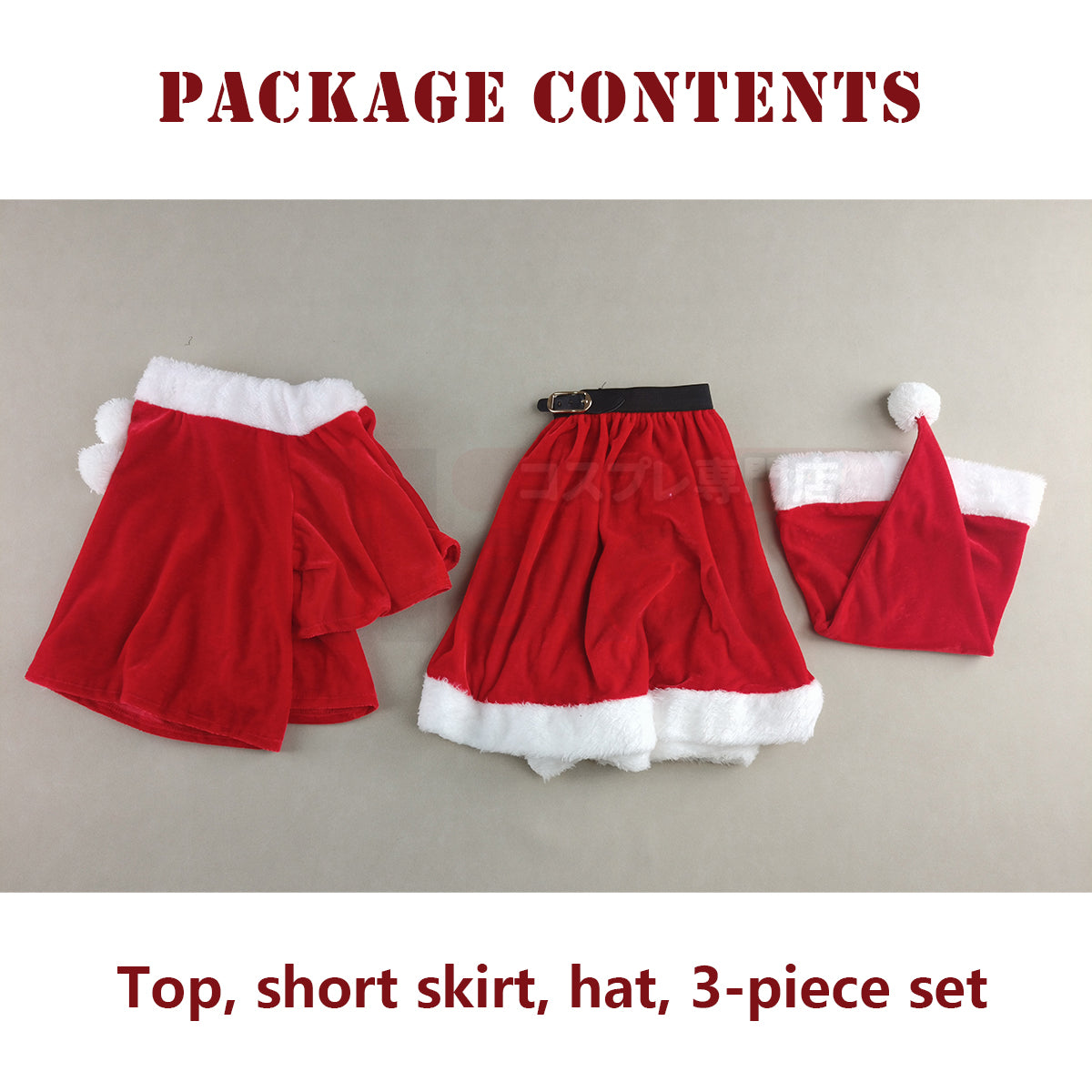 HOLOUN Christmas Red Velvet Cape Cloak Women Girl Xmas 32-42CM Skirt Santa Claus Winter Party Costume