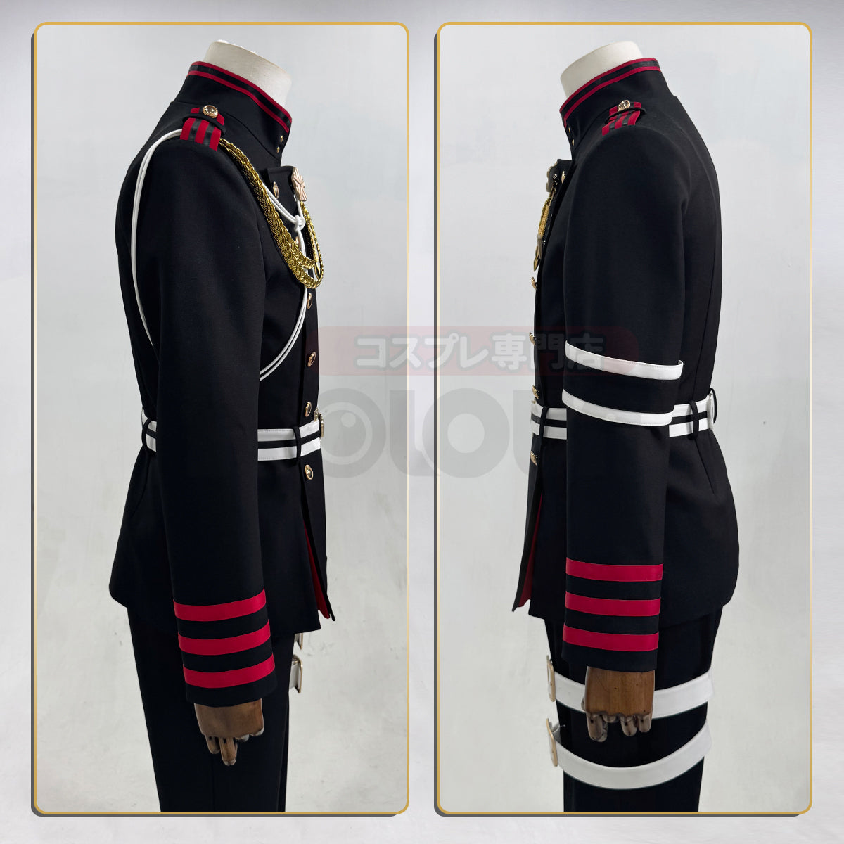 Pre-sale HOLOUN Seraph Of The End Anime Guren Ichinose Cosplay Costume Coat Pants Belt Uniform Halloween Christmas Convention