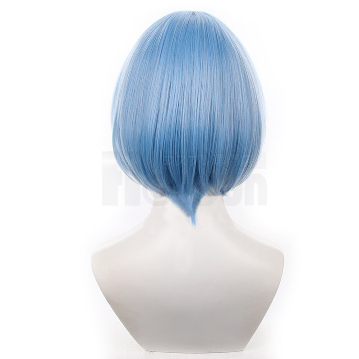 HOLOUN Re:Life In A Different World From Zero Anime Rem Cosplay Wig Rose Net Synthetic Fiber Adjustable Size Heat Resistant