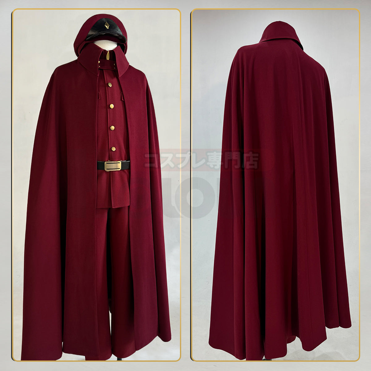 HOLOUN Bungo Anime Suehiro Tetchou Okura Teruko Jouno Saigiku Cosplay Costume Wig Oversize Lining Cloak Jacket Pants Halloween