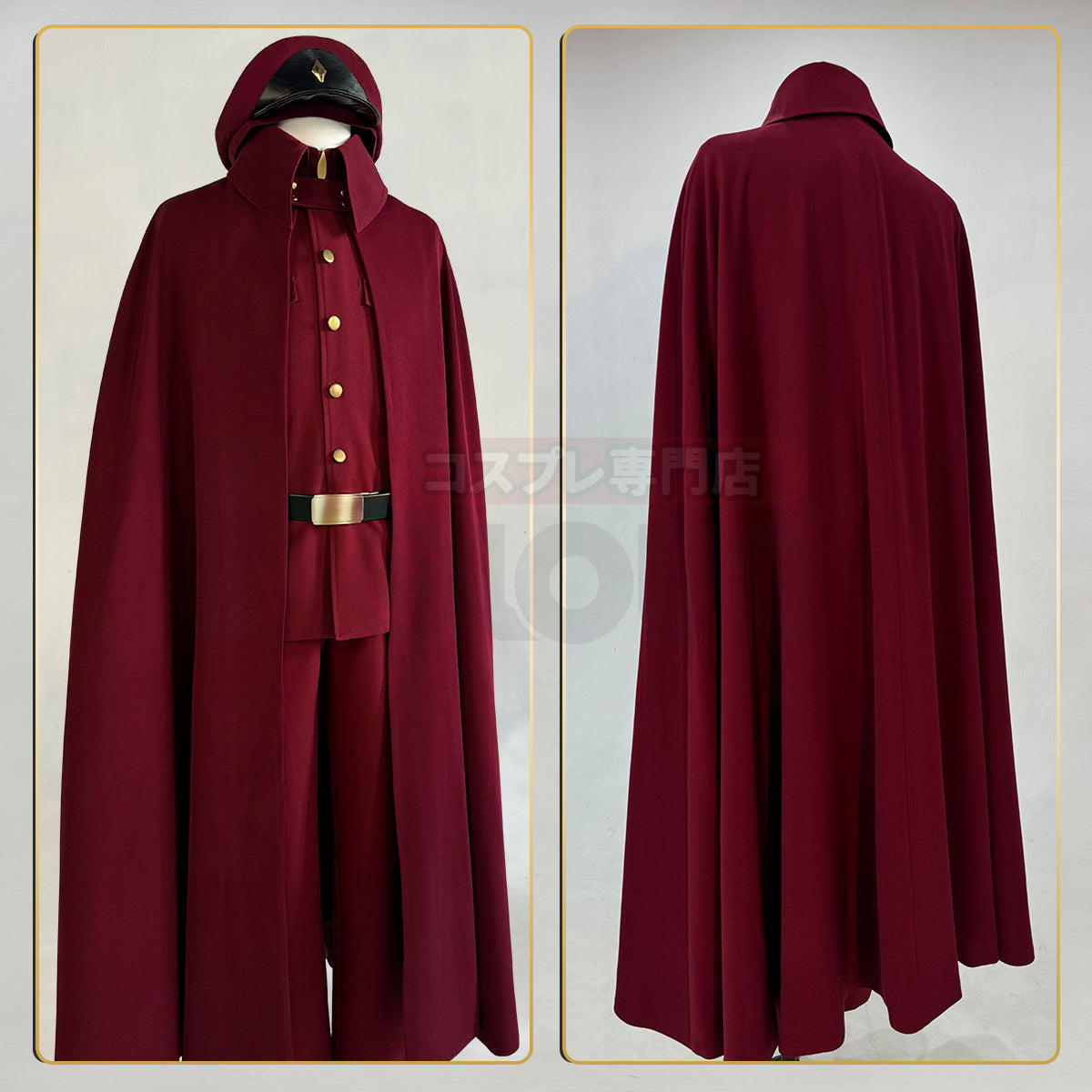 HOLOUN Bungo Anime Suehiro Tetchou Okura Teruko Jouno Saigiku Cosplay Costume Wig Oversize Lining Cloak Jacket Pants Halloween