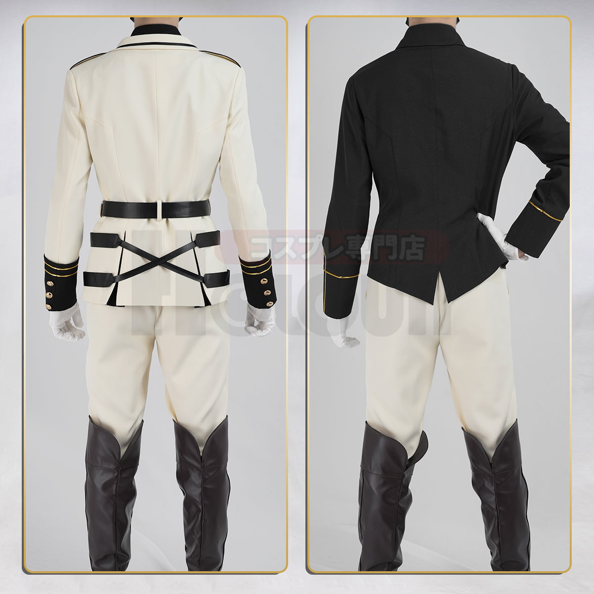 Pre-sale HOLOUN Seraph Of The End Anime Mikaela Hyakuya Cosplay Costume Cloak Jacket Pants Shirt Halloween Christmas Convention