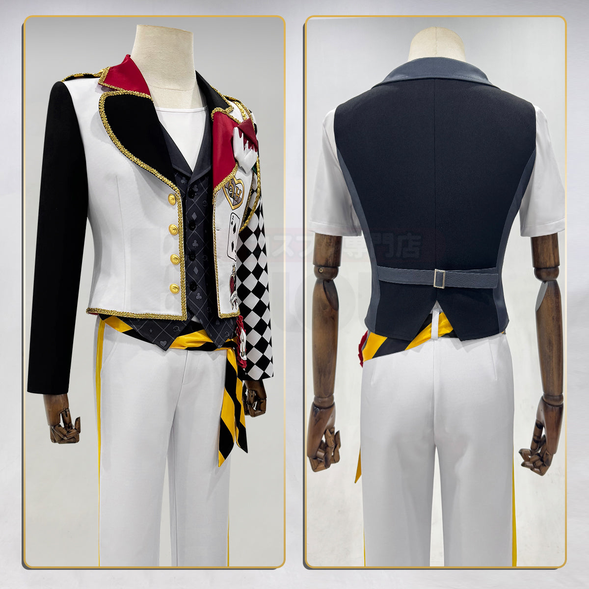 Pre-sale HOLOUN Twisted Game ‌Heartslabyul Cosplay Costume Jacket Vest Shirt Pants Convention Halloween Christmas Gift