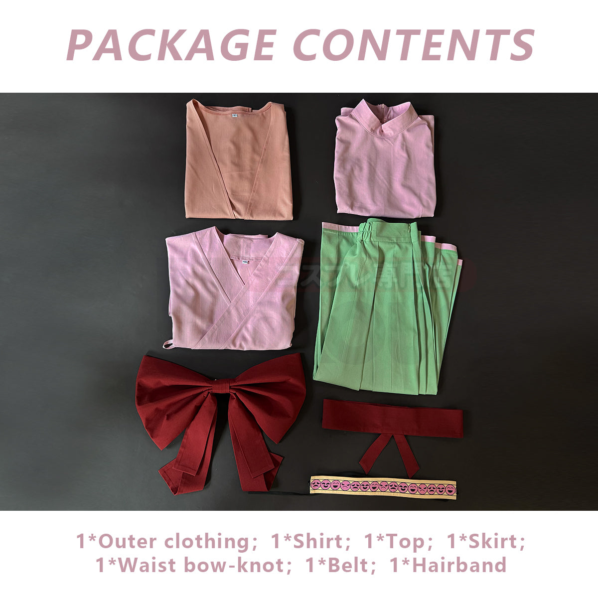 Pre-sale HOLOUN Hunter Anime Alluka Zoldyck Cosplay Costume Hair Band Skirt Bowknot Convention Halloween Christmas Gift