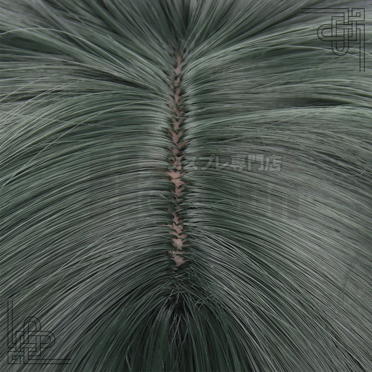 HOLOUN Blue Lock Manga Anime Chigiri Cosplay Wig Rose Net Synthetic Fiber Green