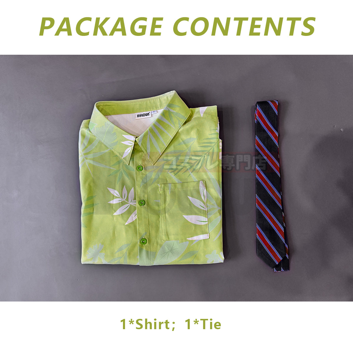Pre-sale HOLOUN Zoo Movie Nick Wilde Cosplay Costume Pink Green Shirt Tie Halloween Christmas Animation Convention Unisex Adult Daily Wear