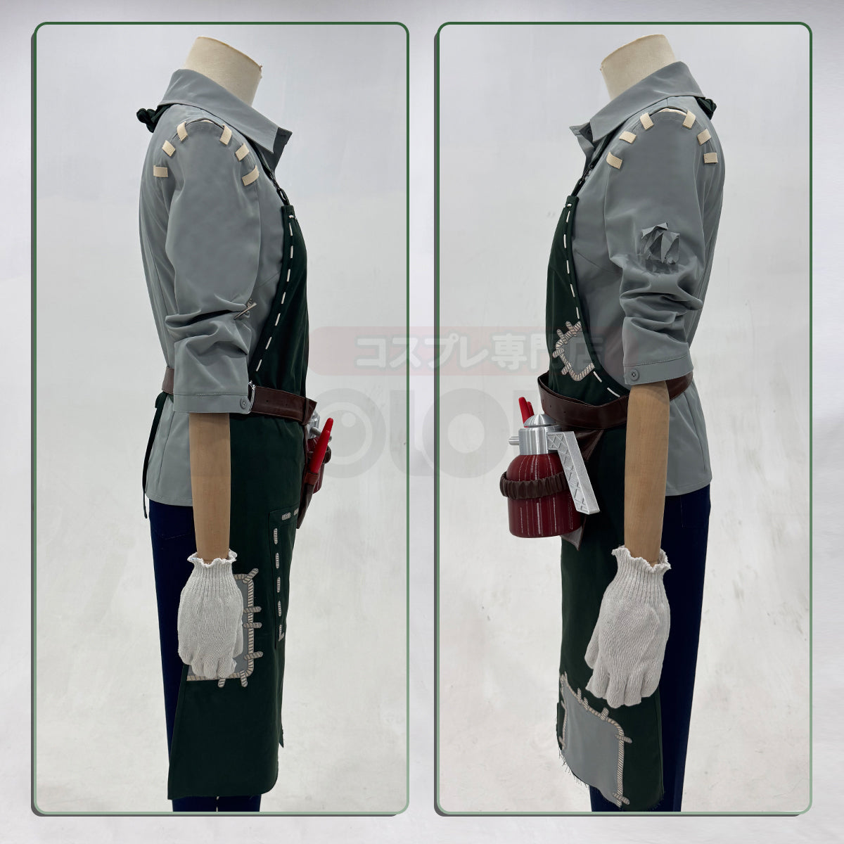 Pre-sale HOLOUN Identity V Game Emma Woods Gardener Cosplay Costume Halloween Convention Christmas Shirt Pants Apron Hat Gloves