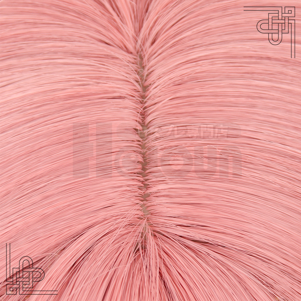 HOLOUN Blue Lock Manga Anime Chigiri Cosplay Wig Rose Net Synthetic Fiber Pink