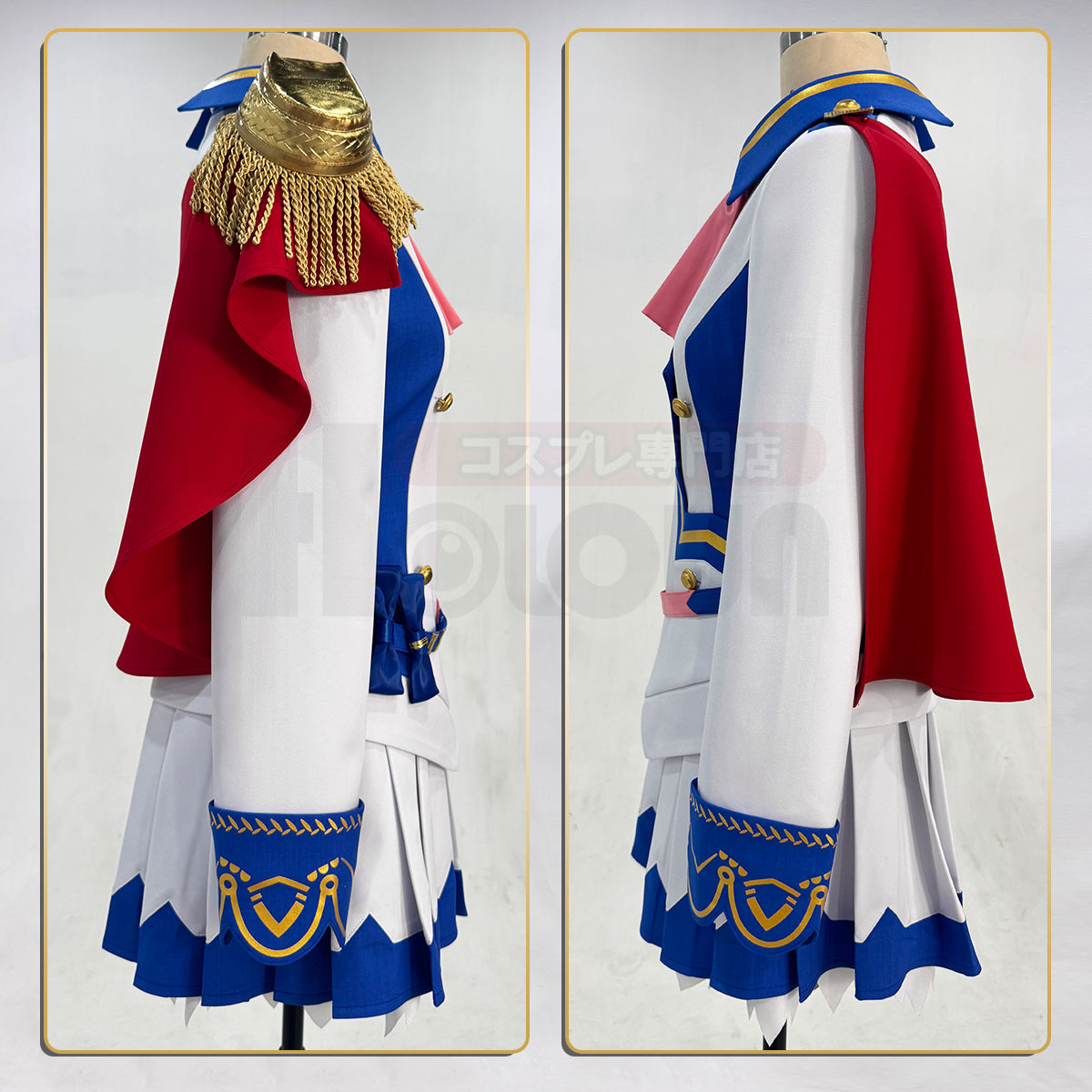 Pre-sale HOLOUN Derby Game Tokai Teio Cosplay Costume Halloween Convention Christmas Red Shawl JK Skirt Gloves Gift